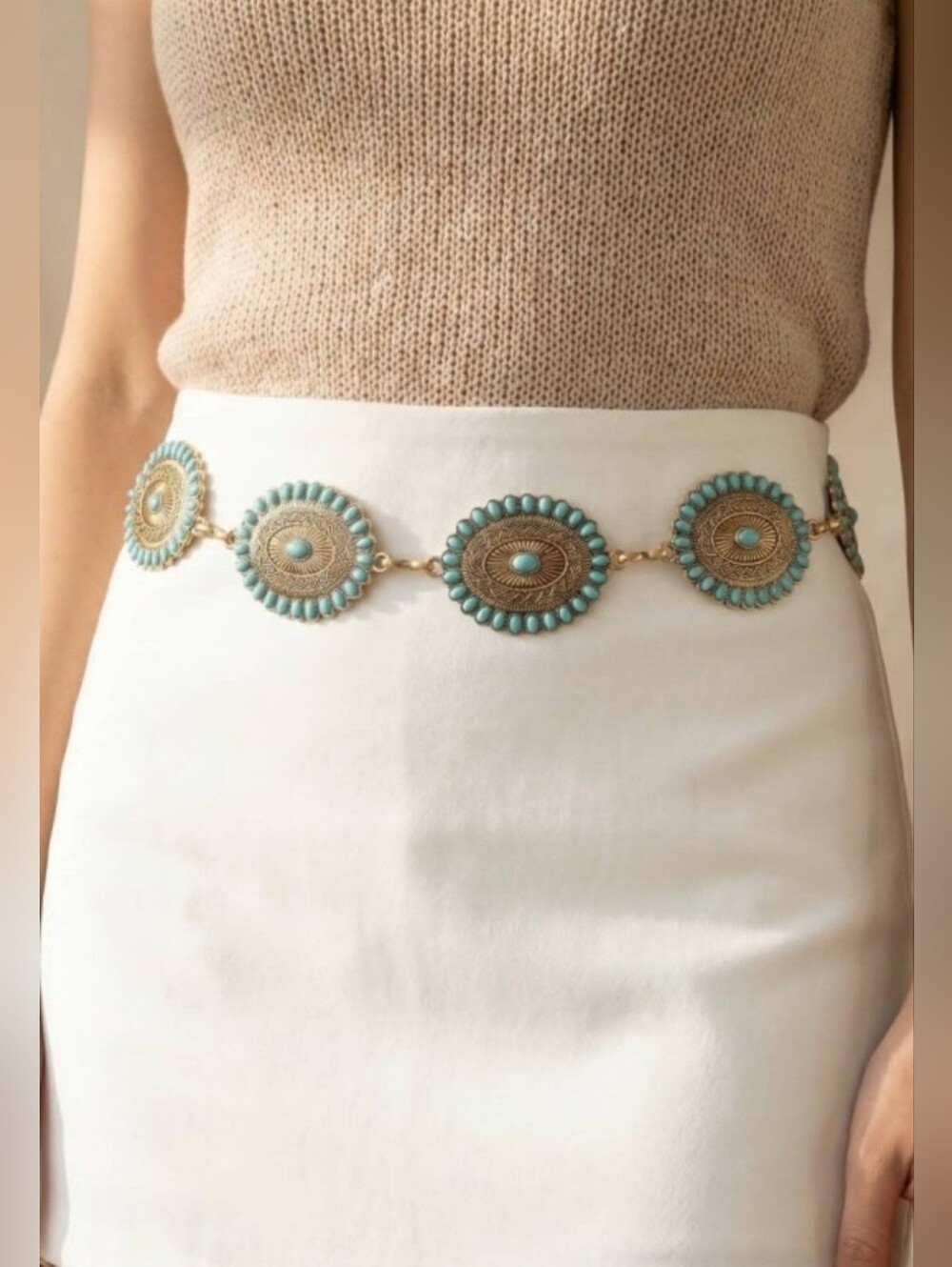 #1584 Santa Fe Sunset Concho Belt
